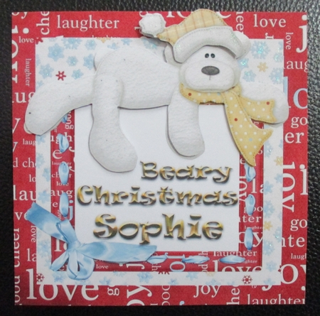 Beary Christmas Sophie by Davina Rundle