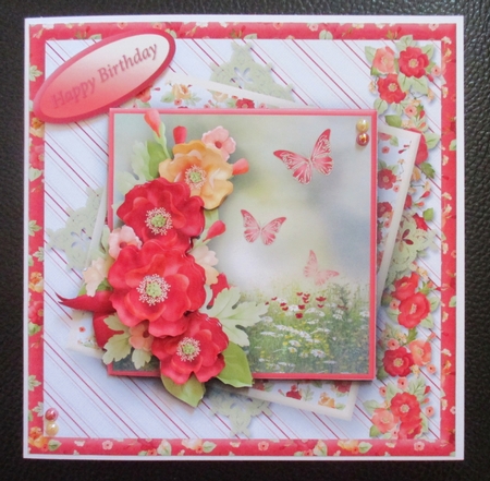 Poppy Meadow Layered Card Mini Kit by Davina Rundle