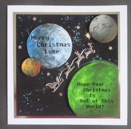 The Final Frontier Planets & Solar Systems 8 + Insert & Tag by Davina Rundle