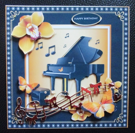 For Music Lovers Piano Mini Kit by Davina Rundle