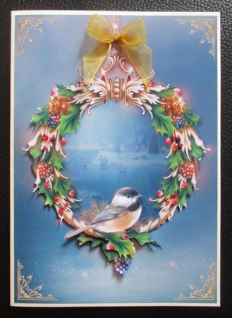 Festival of Joy Christmas Wreath by Davina Rundle