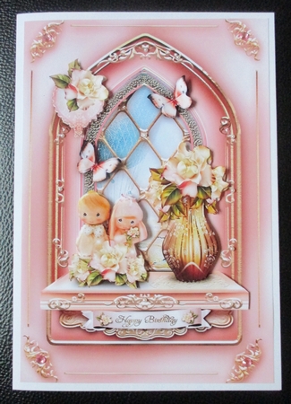 Pink Windows Card Kit by Davina Rundle