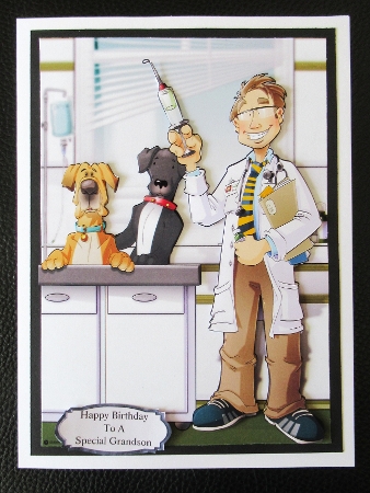 Vet Dude Great Dane A4 by Davina Rundle