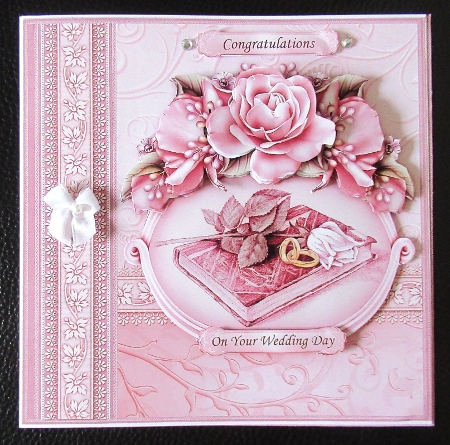 Wedding or Anniversary Bible Rings Roses Dusky Pink Mini Kit by Davina Rundle