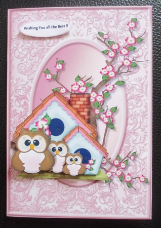 New Home Family Owl by Davina Rundle