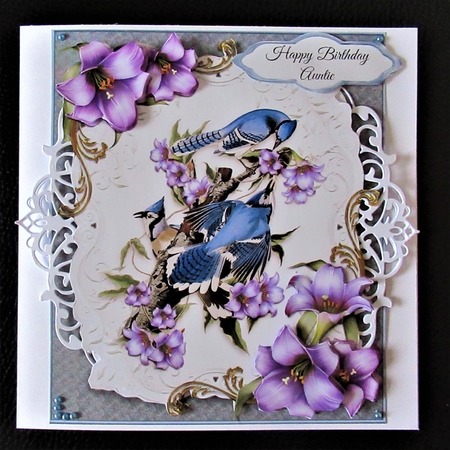 Blue Jays in the Garden 6x8 Mini Kit by Davina Rundle