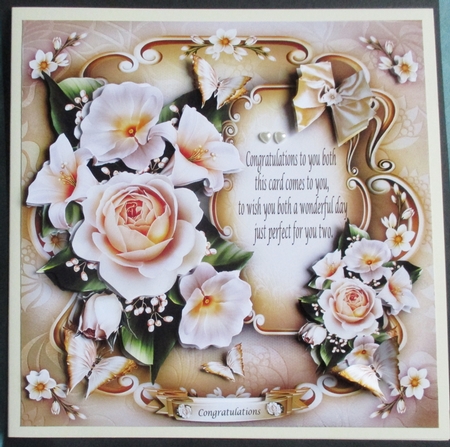 Anniversary Wedding Card by Davina Rundle