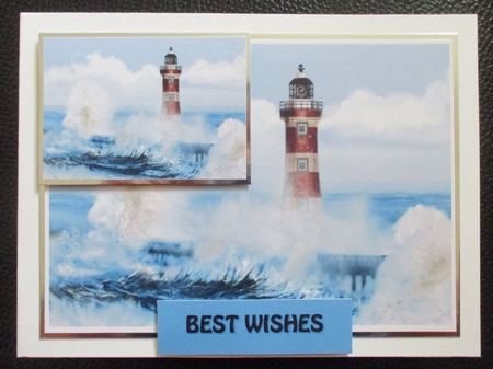 Stormy Seas Lighthouse by Davina Rundle