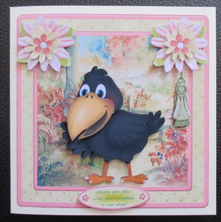 From one old crow to another mini kit & decoupage by Davina Rundle