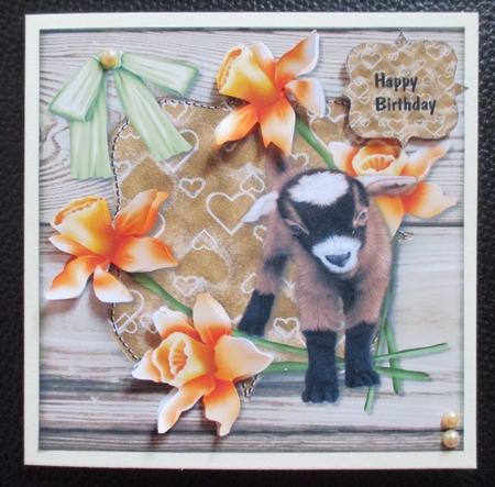 Adorable Alfie Card Topper by Davina Rundle