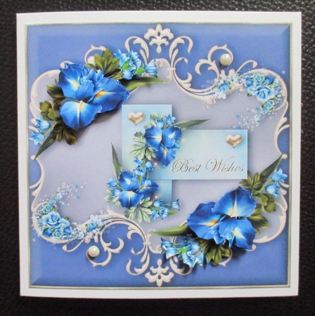 Iris Magic Card Topper 1 by Davina Rundle