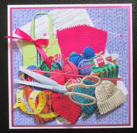 7x7 knitting queen mini kit by Davina Rundle