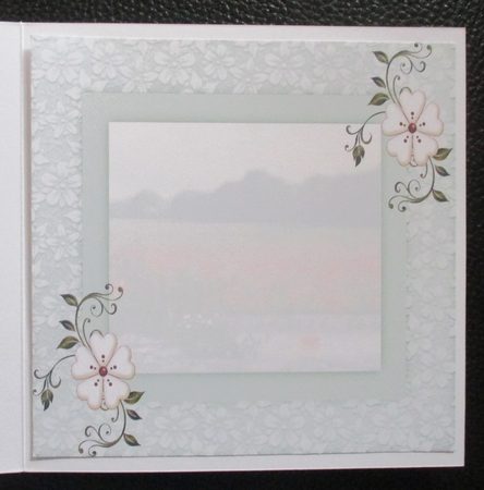 A Beautiful Meadow View 8x8 Insert by Davina Rundle