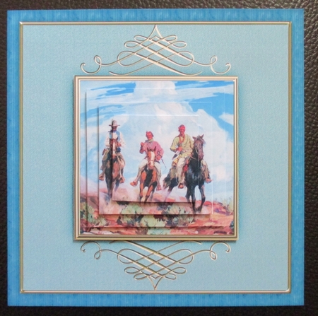 Cowboys 7.5 x 7.5 Mini Kit by Davina Rundle