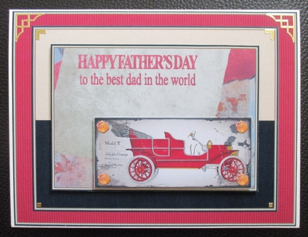 Best Dad - Vintage Car by Davina Rundle