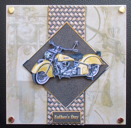 Vintage Yellow Bike Mini Kit by Davina Rundle