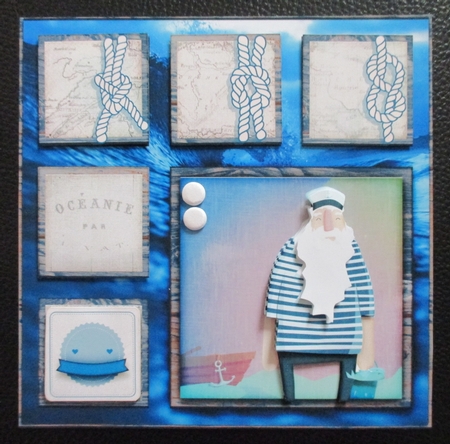 Ahoi Sailor Cardtopper Minikit 891 by Davina Rundle
