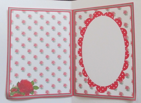 Red Rose Insert by Davina Rundle
