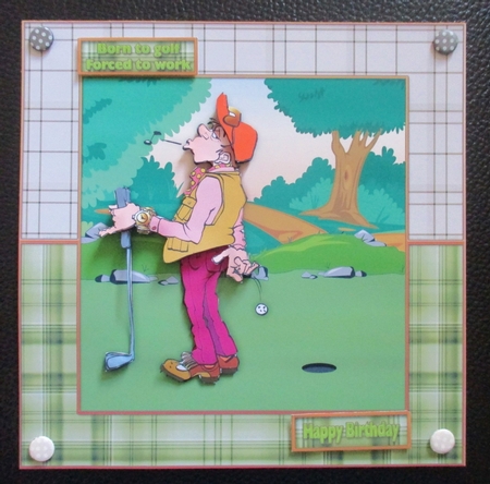 Born to Golf Forced to Work by Davina Rundle