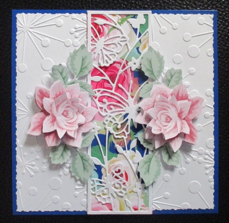 Pink Rose Decoupage Topper scrapbook by Davina Rundle