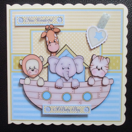Noahs Ark Mini Kit - New Baby Boy by Davina Rundle