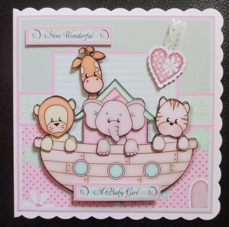 Noahs Ark Pink Mini Kit - New Baby Girl by Davina Rundle