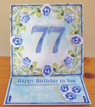 Floral Fantasy 1 - Deep Blue Mini Kit by Davina Rundle