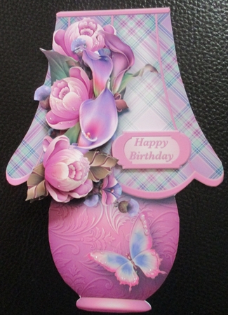 Roses and Thistles - Lamp Card Mini Kit by Davina Rundle
