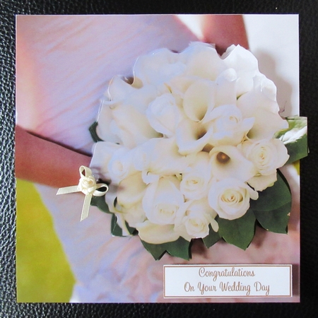 Tying The Knot - Weddings & Handfastings - 3D Decoupage + Matching Insert & Tag  by Davina Rundle