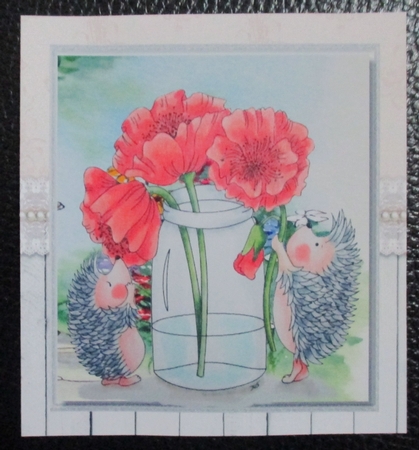 Blooming Lovely Hedgehogs  by Davina Rundle