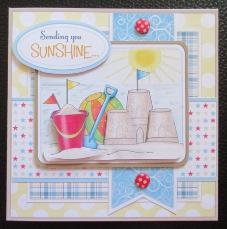 Beach scene mini kit by Davina Rundle