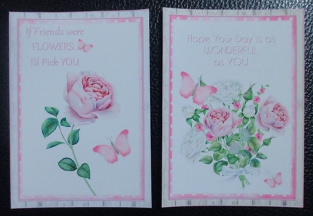 2 Floral Card Fronts 10 by Davina Rundle