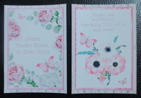 2 Floral Card Fronts 12 by Davina Rundle