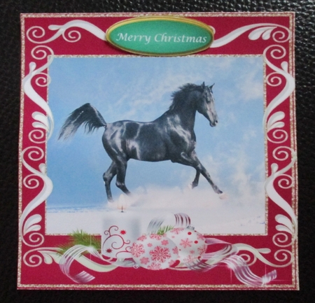 A Christmas gift card front 1 by Davina Rundle