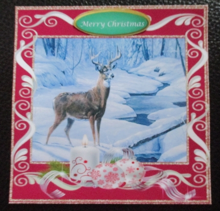 A Christmas gift card front 3 by Davina Rundle