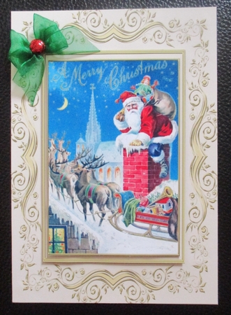 Beautifully Framed Vintage Christmas Bumper Kit by Davina Rundle