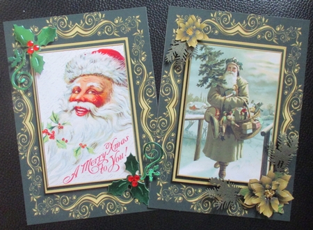 Beautifully Framed Vintage Christmas Bumper Kit by Davina Rundle