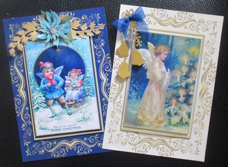 Beautifully Framed Vintage Christmas Bumper Kit by Davina Rundle