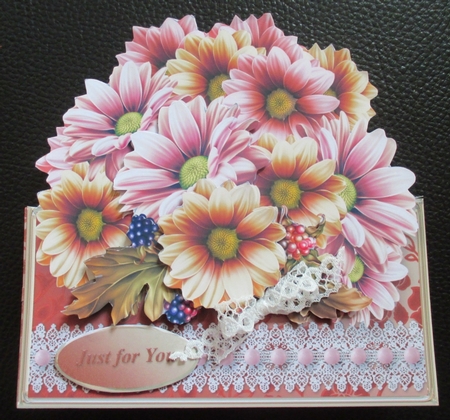 Autumn Bouquet - Over the Edge Card Mini Kit by Davina Rundle