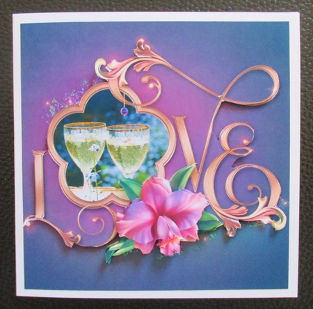 Tying The Knot 66 - Weddings & Handfastings - 3D Decoupage + Matching Insert & Tag  by Davina Rundle