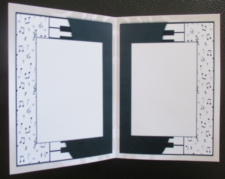 PIANO Card Insert by Davina Rundle