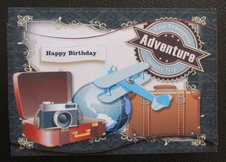 Male Wave Card Travel by Davina Rundle
