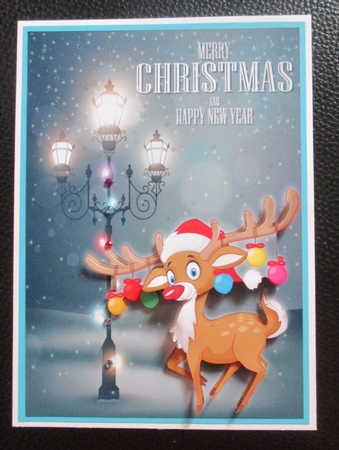 Dashing Through the Snow Card Front 7 by Davina Rundle