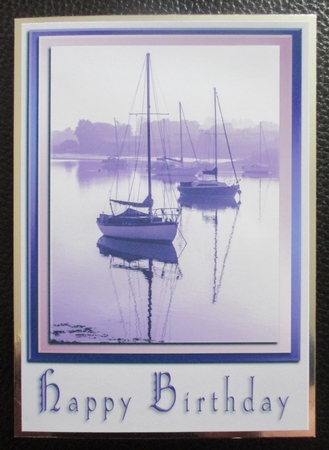 Purple Boats by Davina Rundle