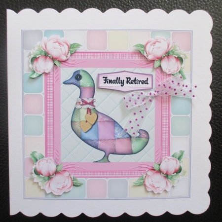 Patch Work duck 8 x 8 by Davina Rundle