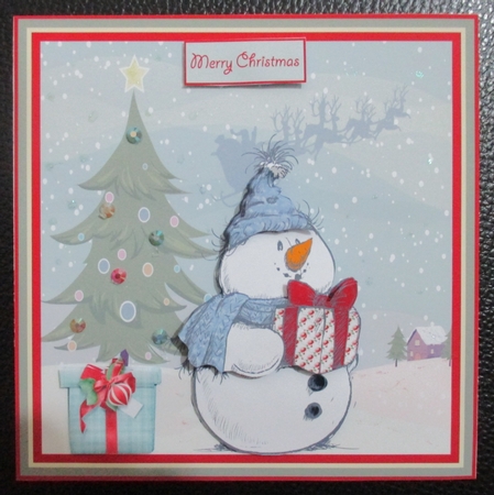 Gift for a snowman by Davina Rundle