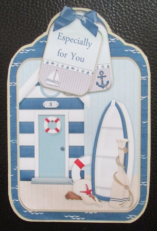 Coastal Tag Shaped Card Kit by Davina Rundle