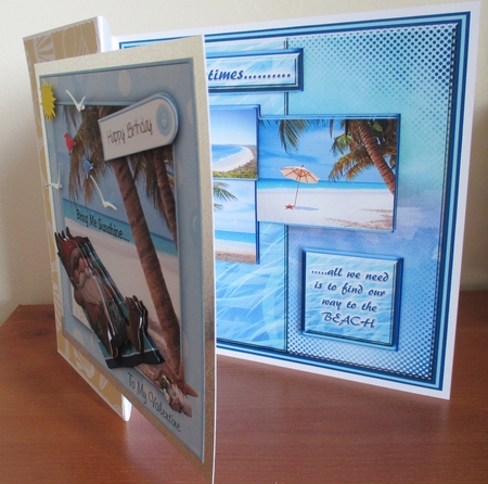 Tropical Tan Cardfront/Topper by Davina Rundle