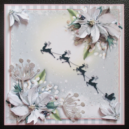 Christmas Sleigh Card Front Kit by Davina Rundle