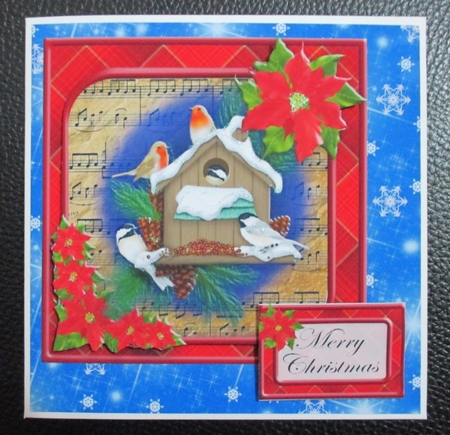 Christmas Night Birds 2 by Davina Rundle